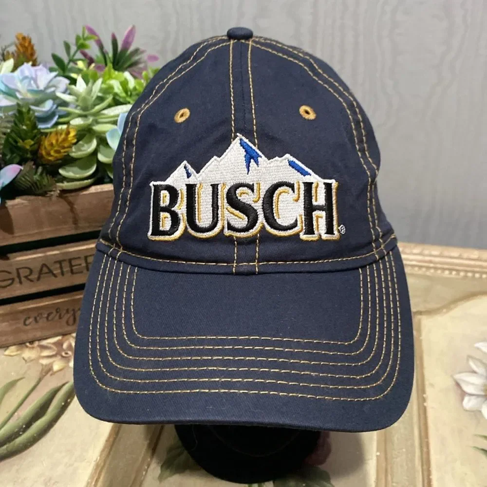 H3 Headwear Busch Beer Adjustable Baseball Cap Blue
